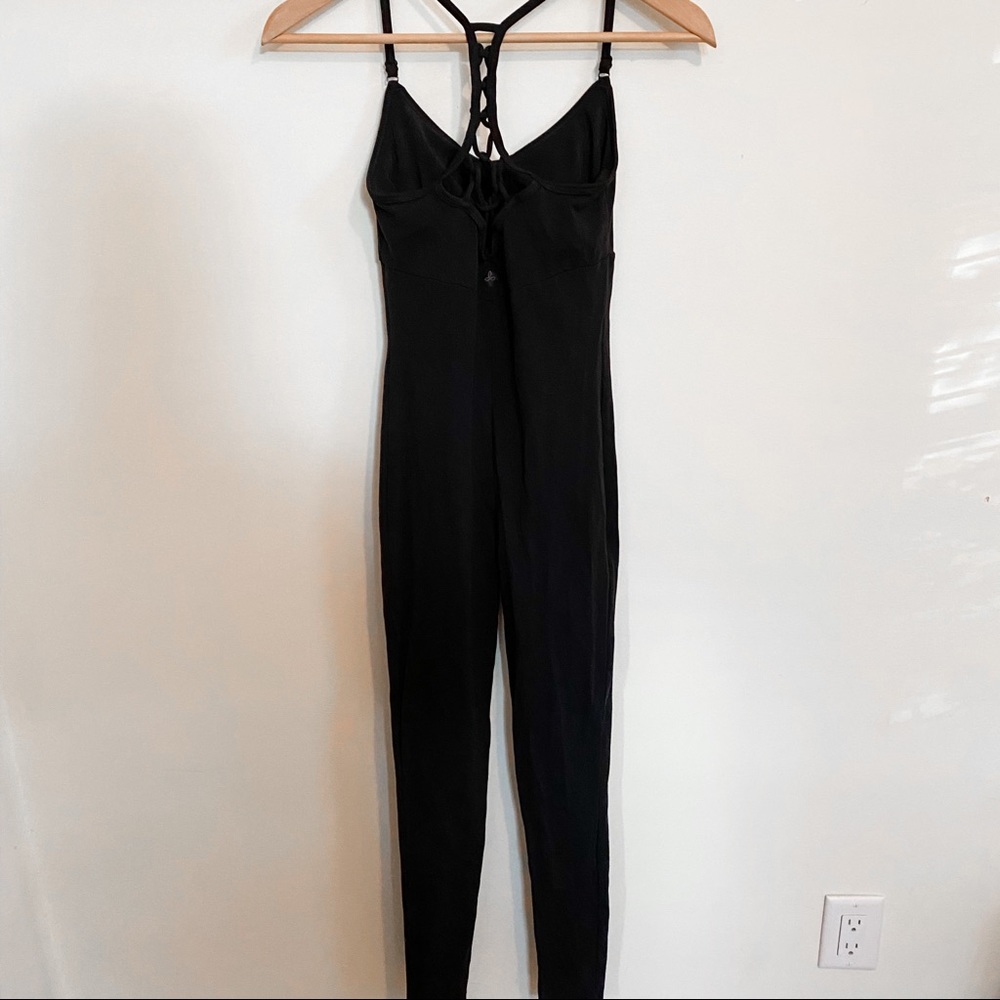 •SOLD• prAna Elixir Jumpsuit Black XS - Picture 3 of 5